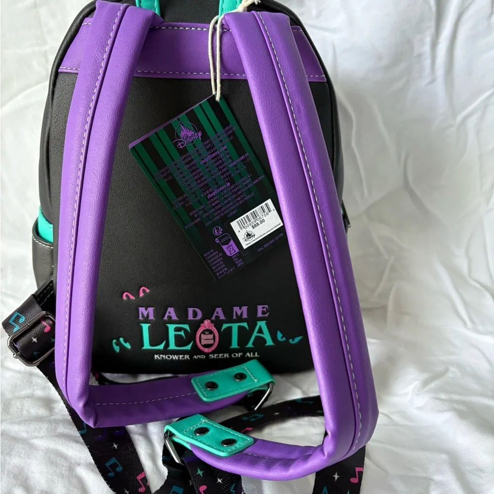 The Haunted Mansion Madame Leota Loungefly Backpack New With Tags - Picture 3 of 5